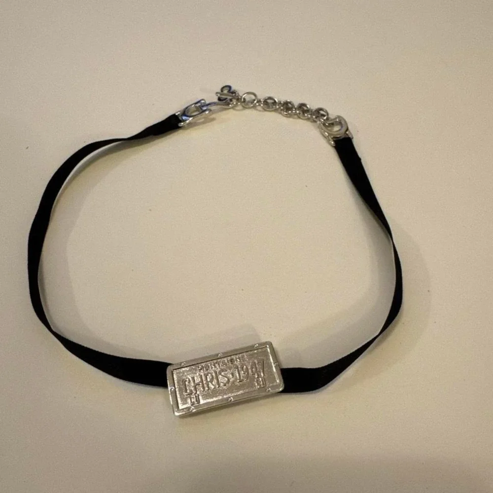 Dior License Plate Choker - Picture 5 of 7